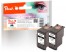319171 - Peach Twin Pack Ink Cartridge black compatible with Canon PG-540XLBK*2, 5222B005