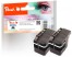 320074 - Peach Twin Pack Ink Cartridge XL black, compatible with Brother LC-529XL BK