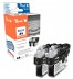 320481 - Peach Twin Pack Ink Cartridge black, compatible with Brother LC-3213BK*2